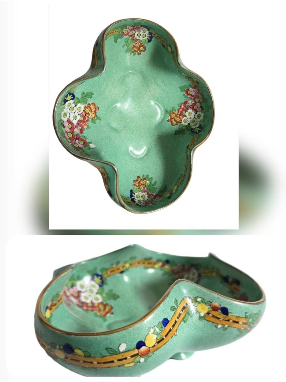 Vintage Grimwades Royal Winton "Norma" Hand-painted Art Deco Pottery